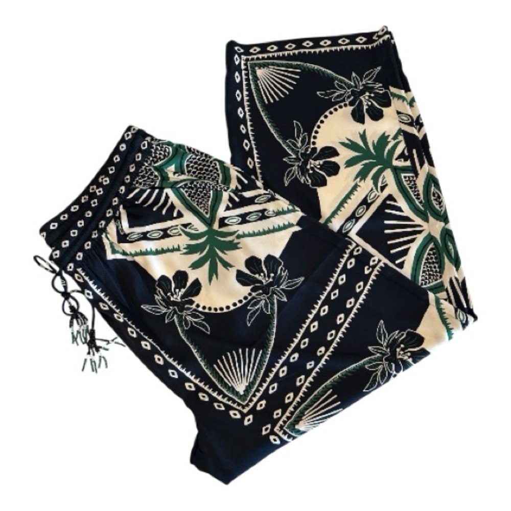 NWOT | Rachel Zoe | Tropical Wide Leg Pants | Size 1X